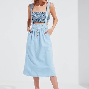 Urban Outfitters suspender skirt